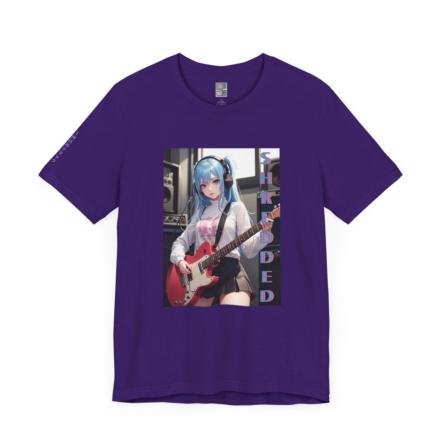 Shredded Anime Blue Tee