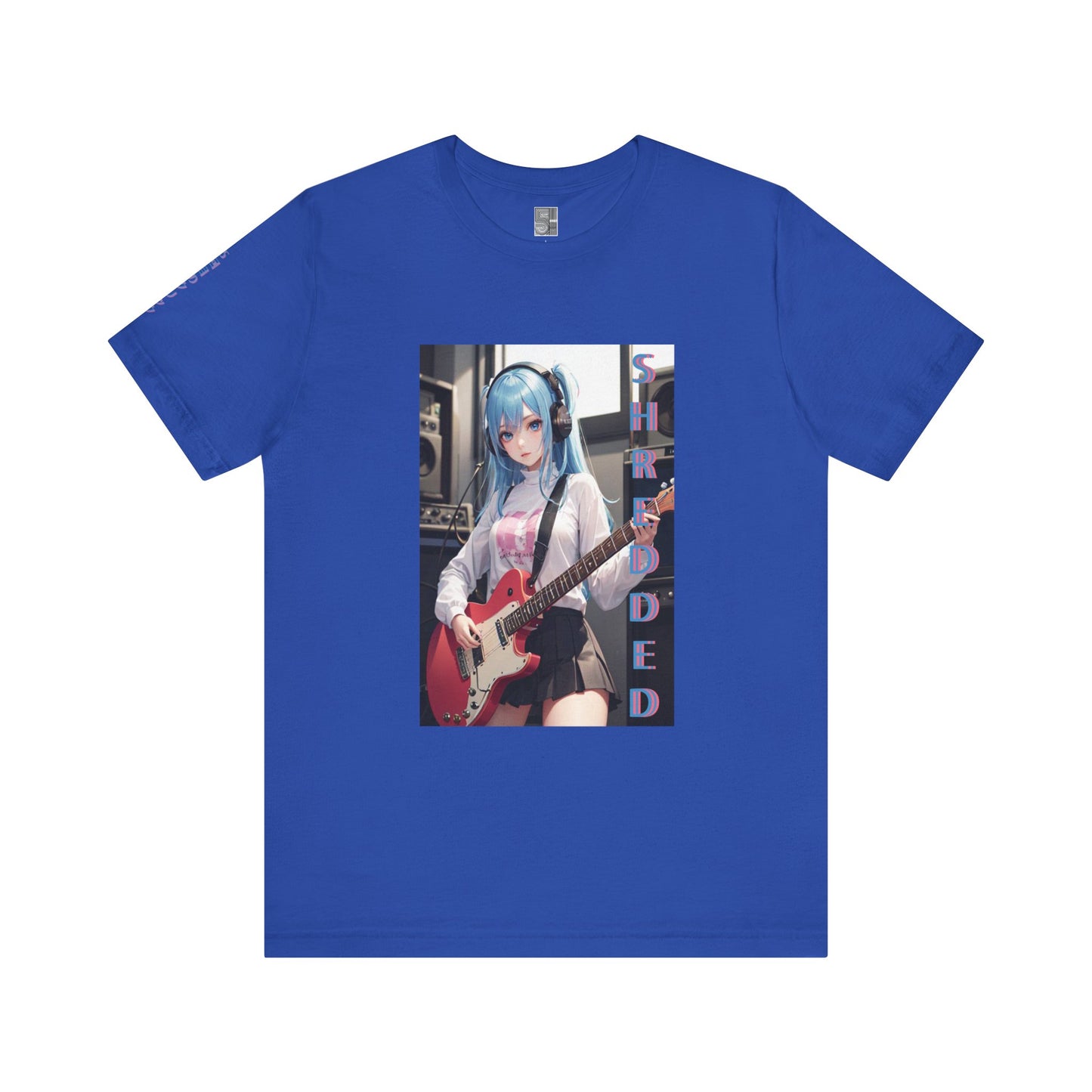 Shredded Anime Blue Tee