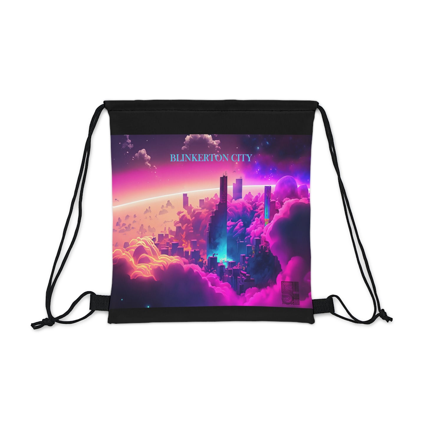 Blinkerton City Drawstring Bag