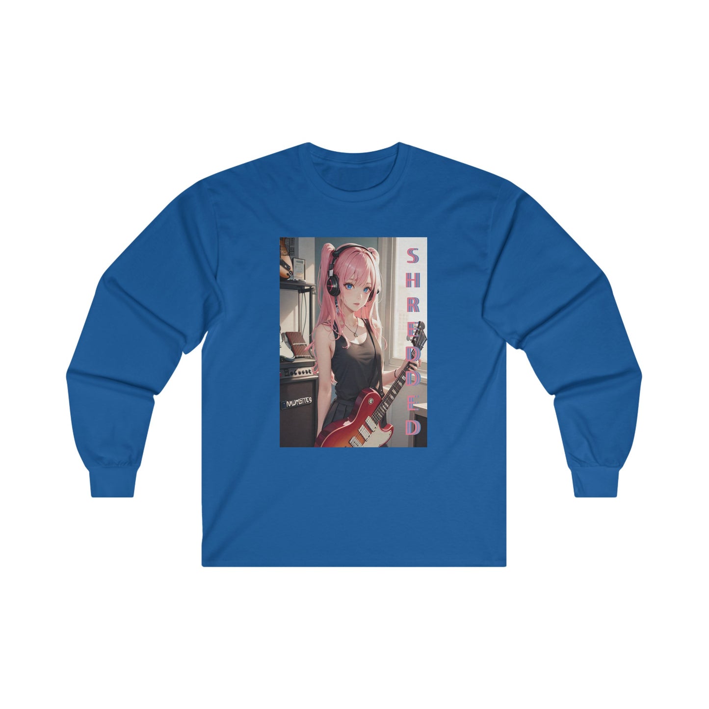 SHREDDED Anime Pink Long Sleeve