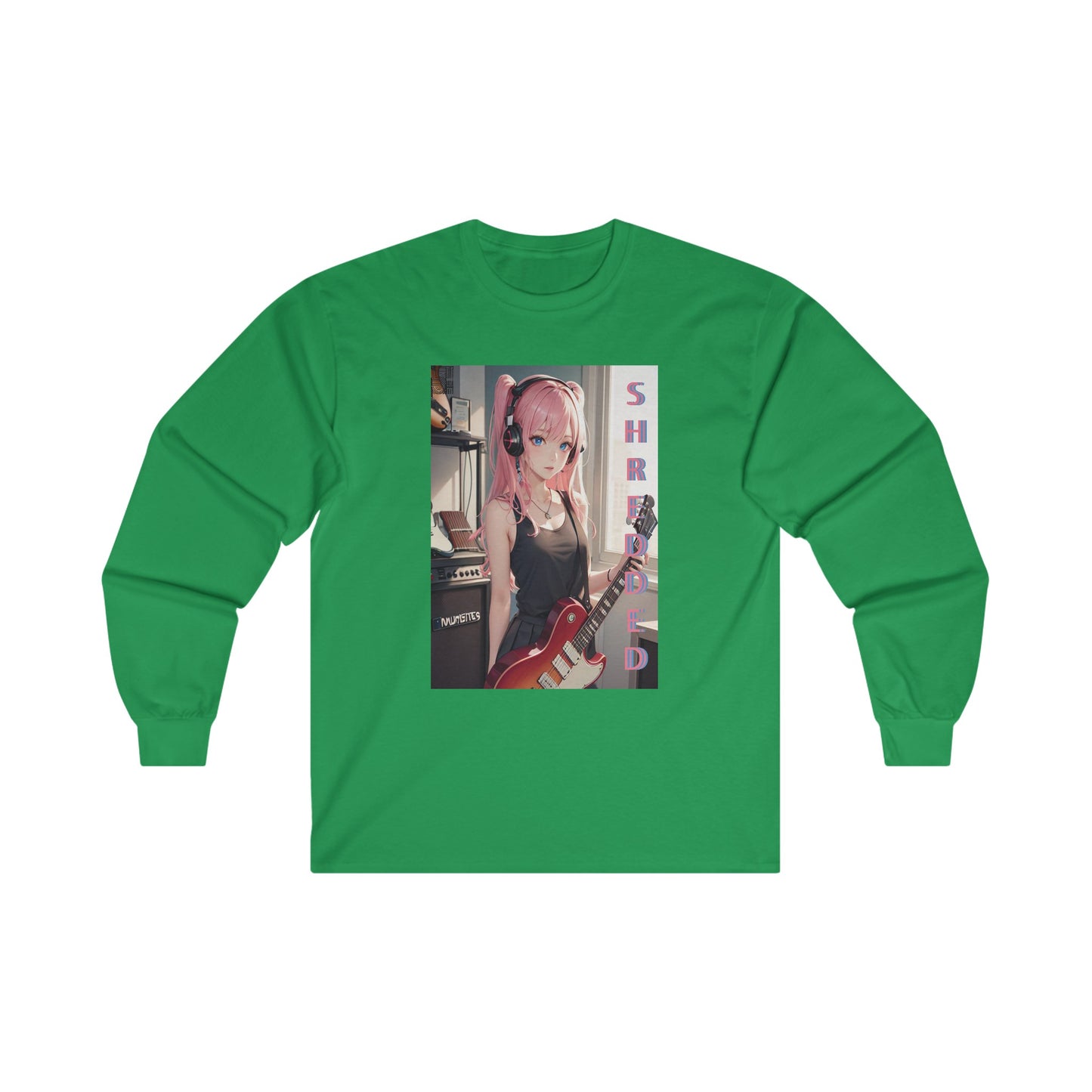 SHREDDED Anime Pink Long Sleeve