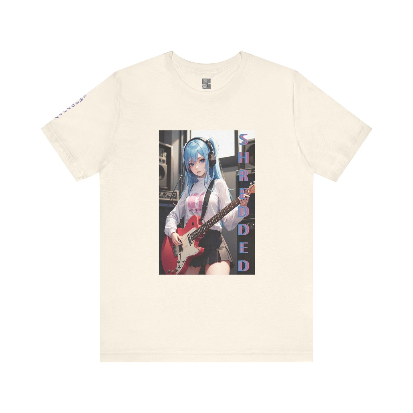 Shredded Anime Blue Tee