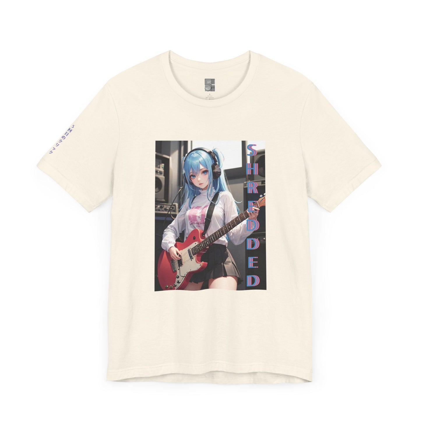Shredded Anime Blue Tee