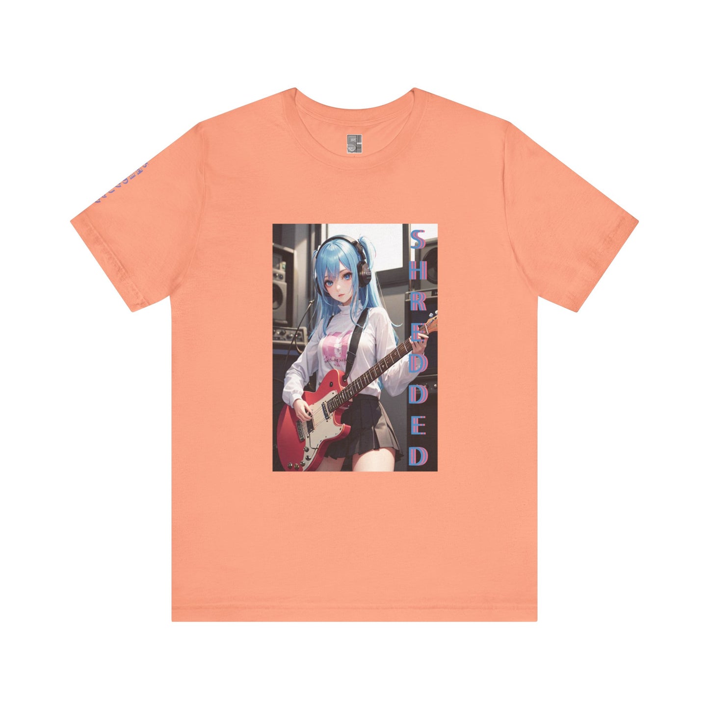 Shredded Anime Blue Tee