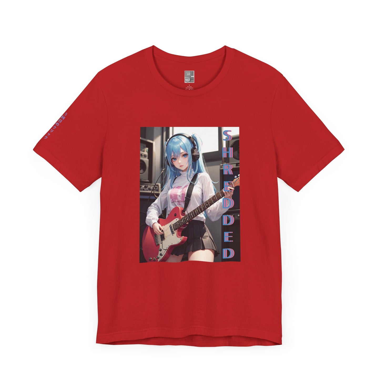 Shredded Anime Blue Tee
