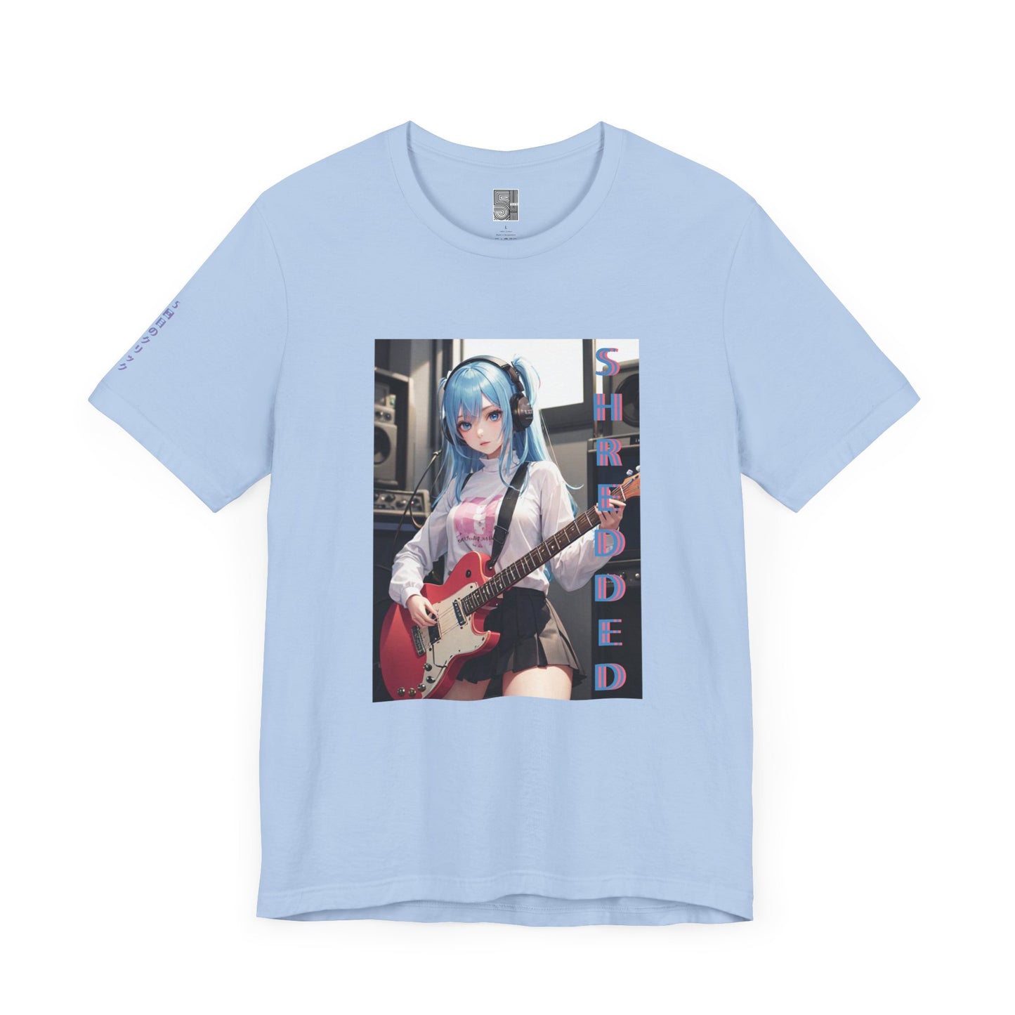 Shredded Anime Blue Tee