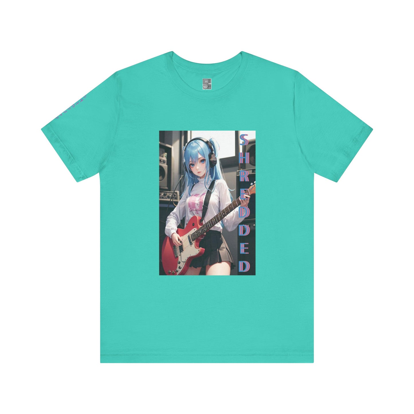 Shredded Anime Blue Tee
