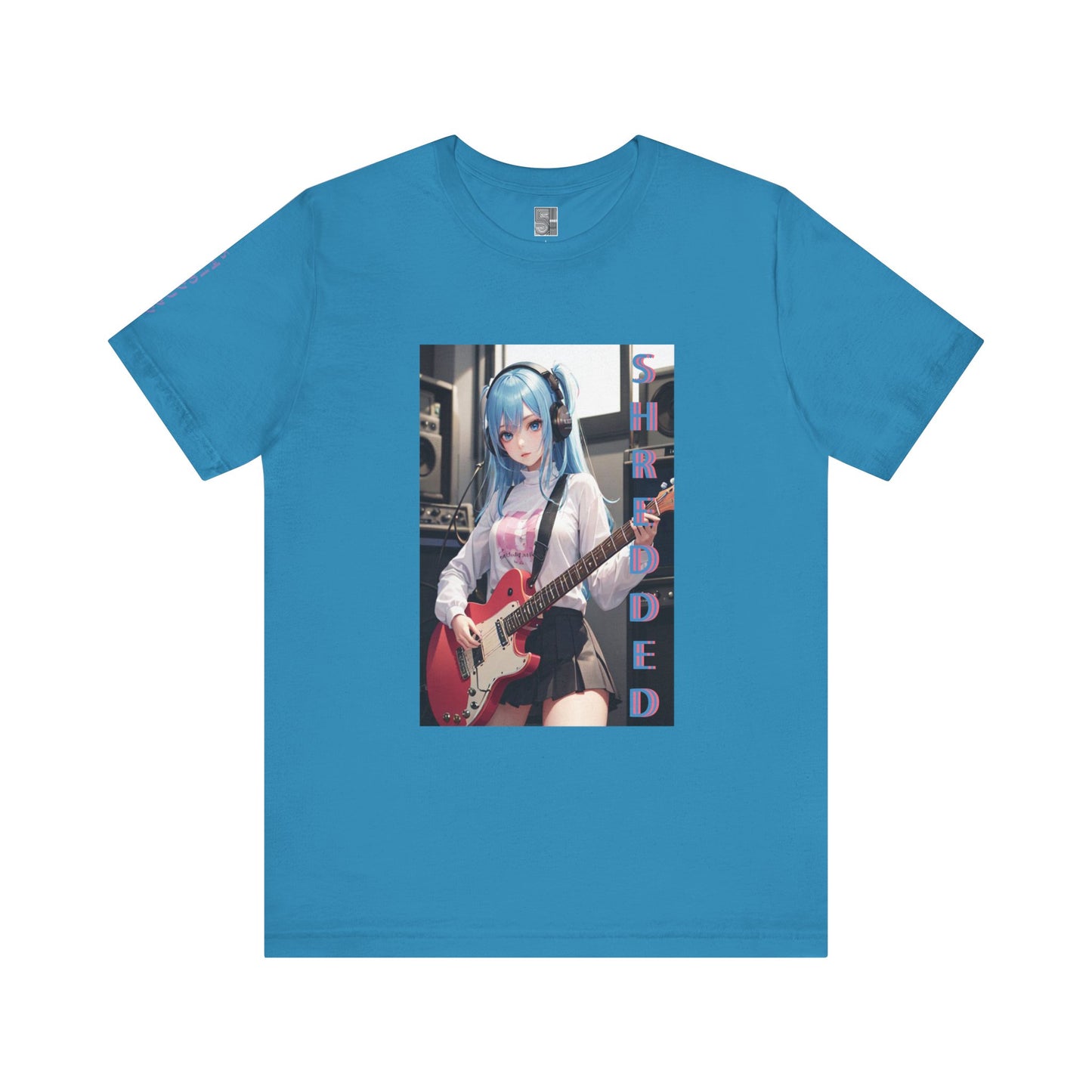 Shredded Anime Blue Tee