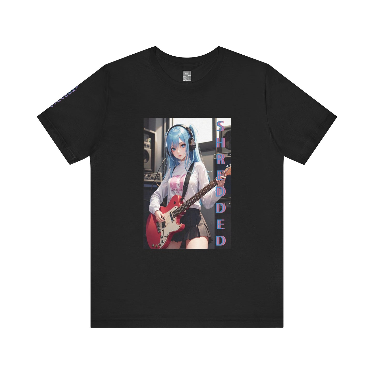Shredded Anime Blue Tee