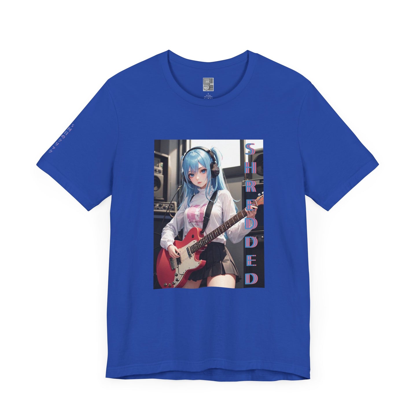 Shredded Anime Blue Tee