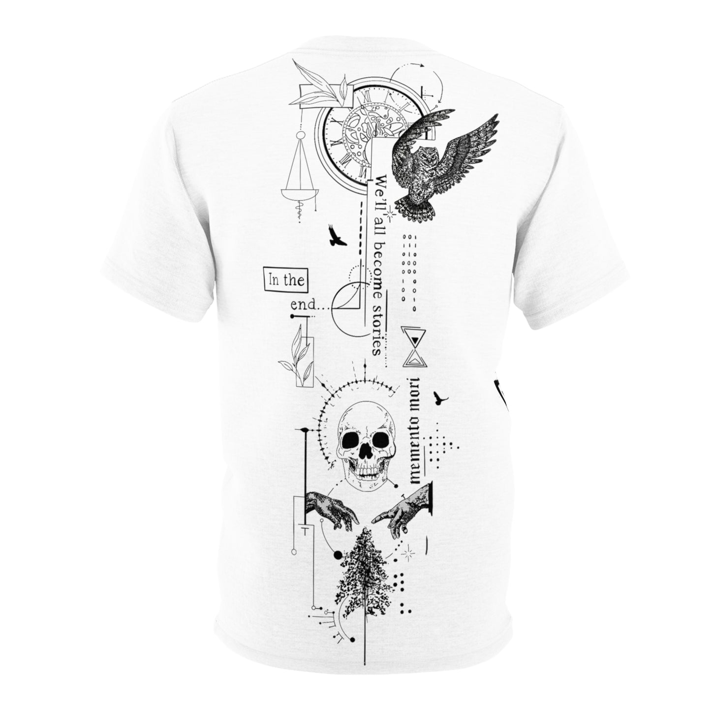 White Memento Mori Tee