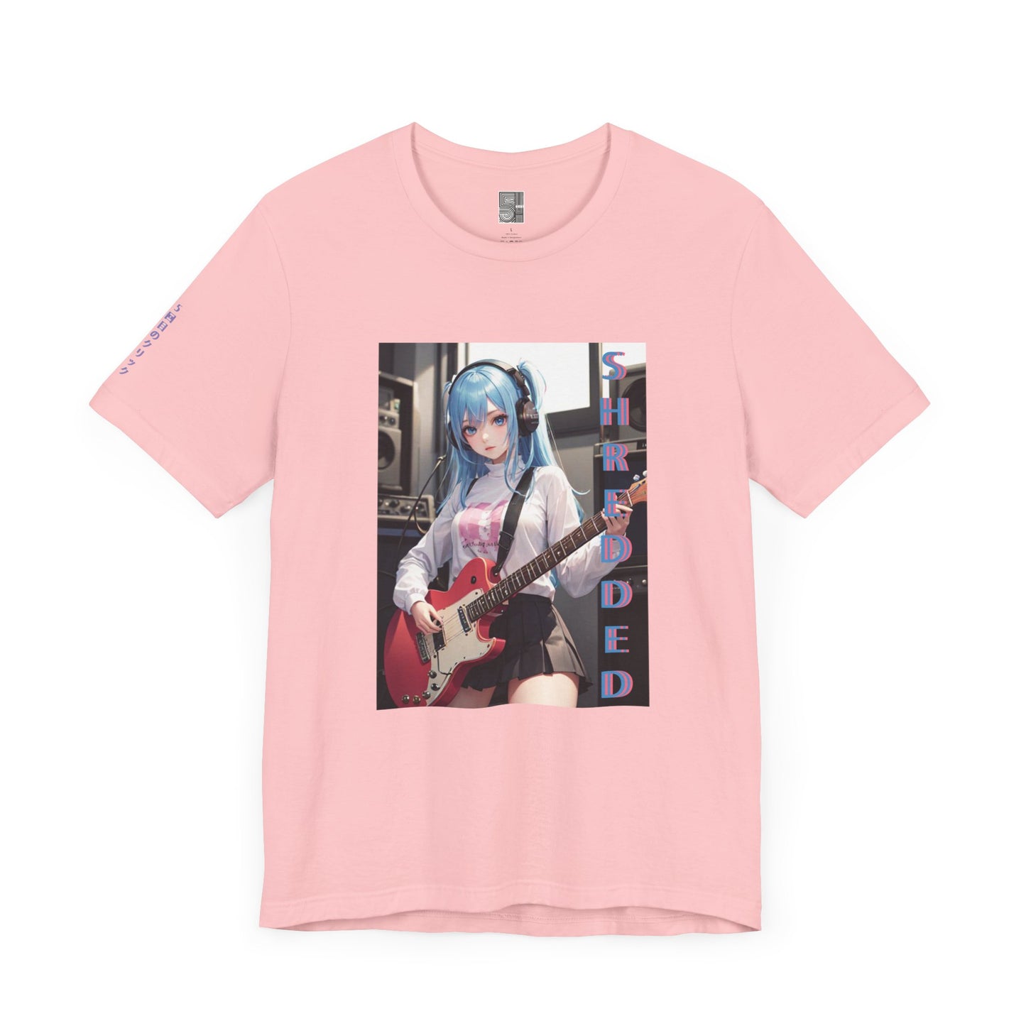 Shredded Anime Blue Tee