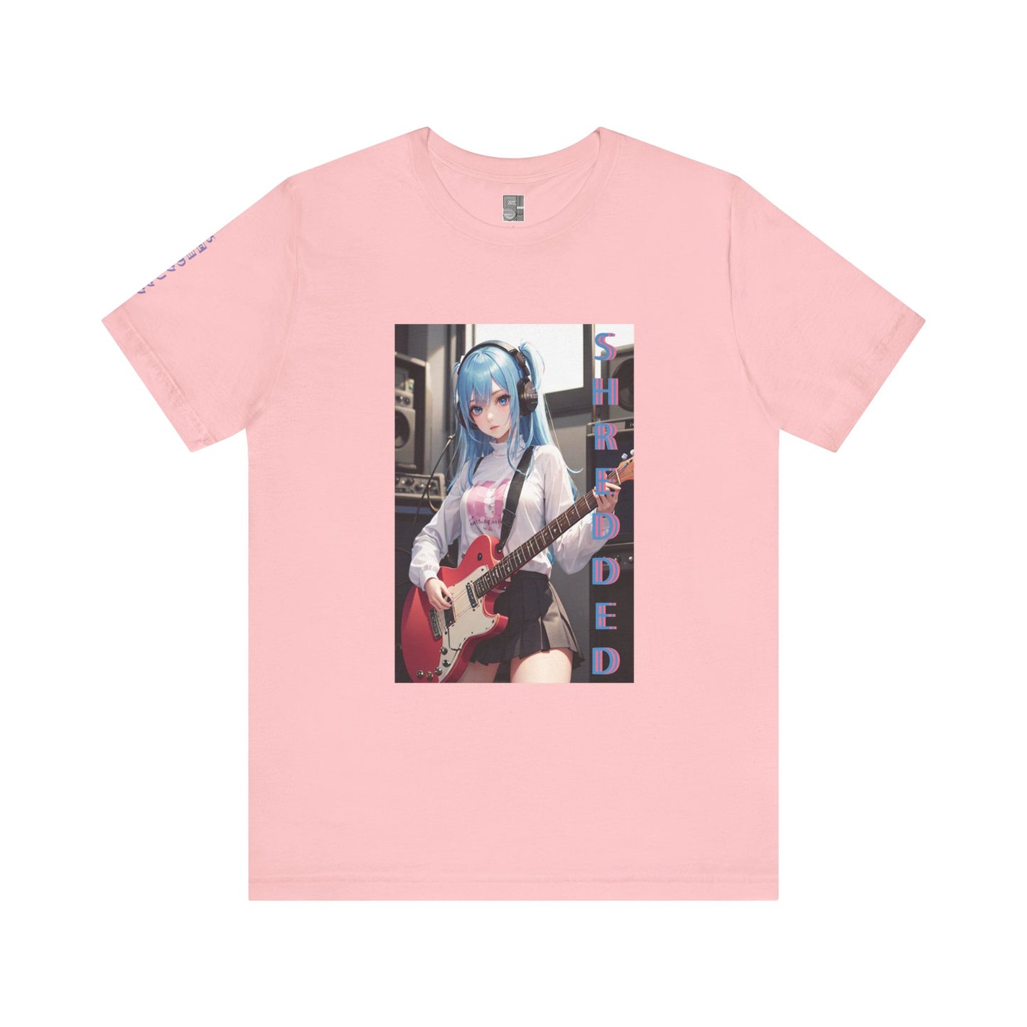 Shredded Anime Blue Tee