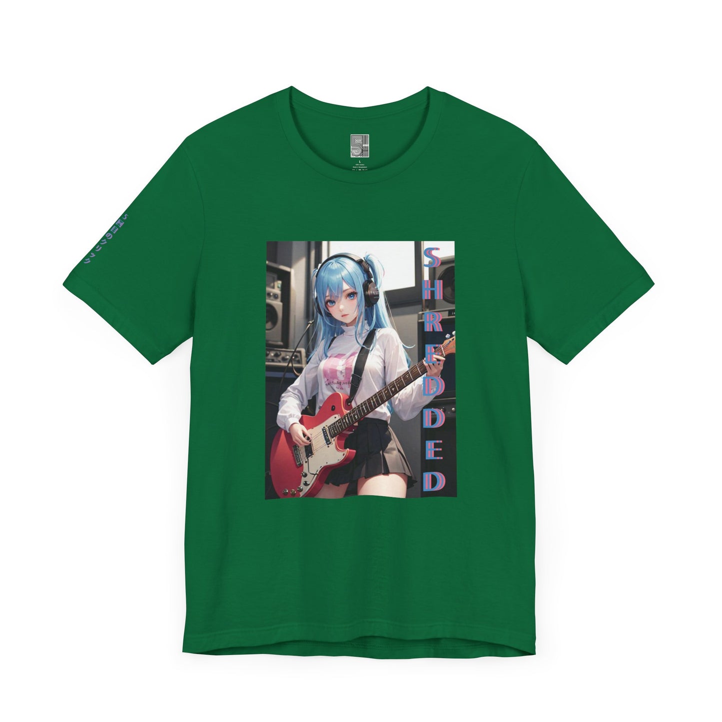 Shredded Anime Blue Tee