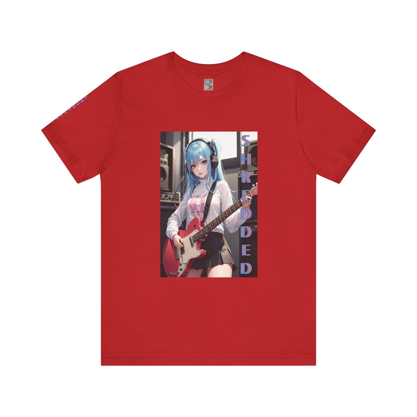 Shredded Anime Blue Tee