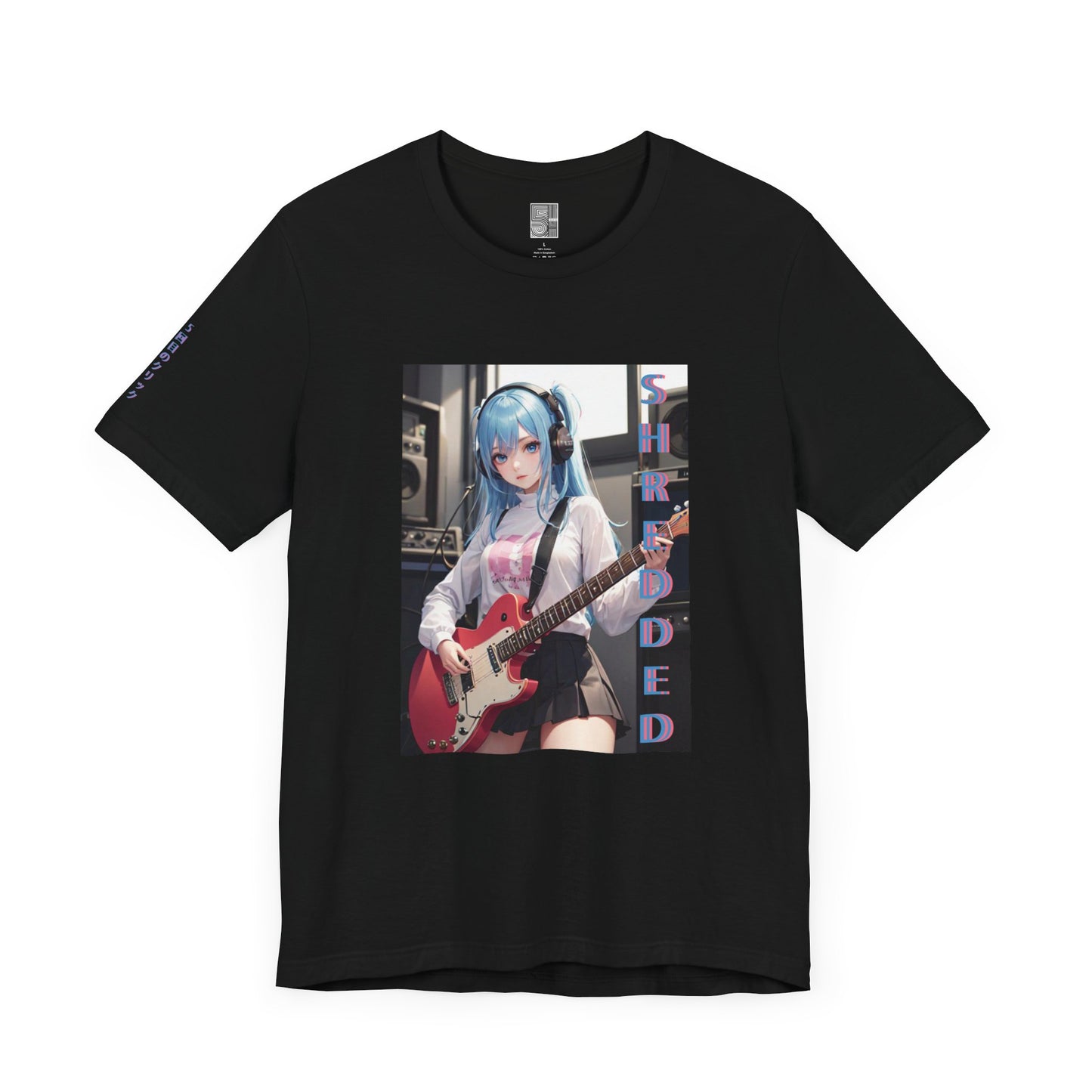 Shredded Anime Blue Tee
