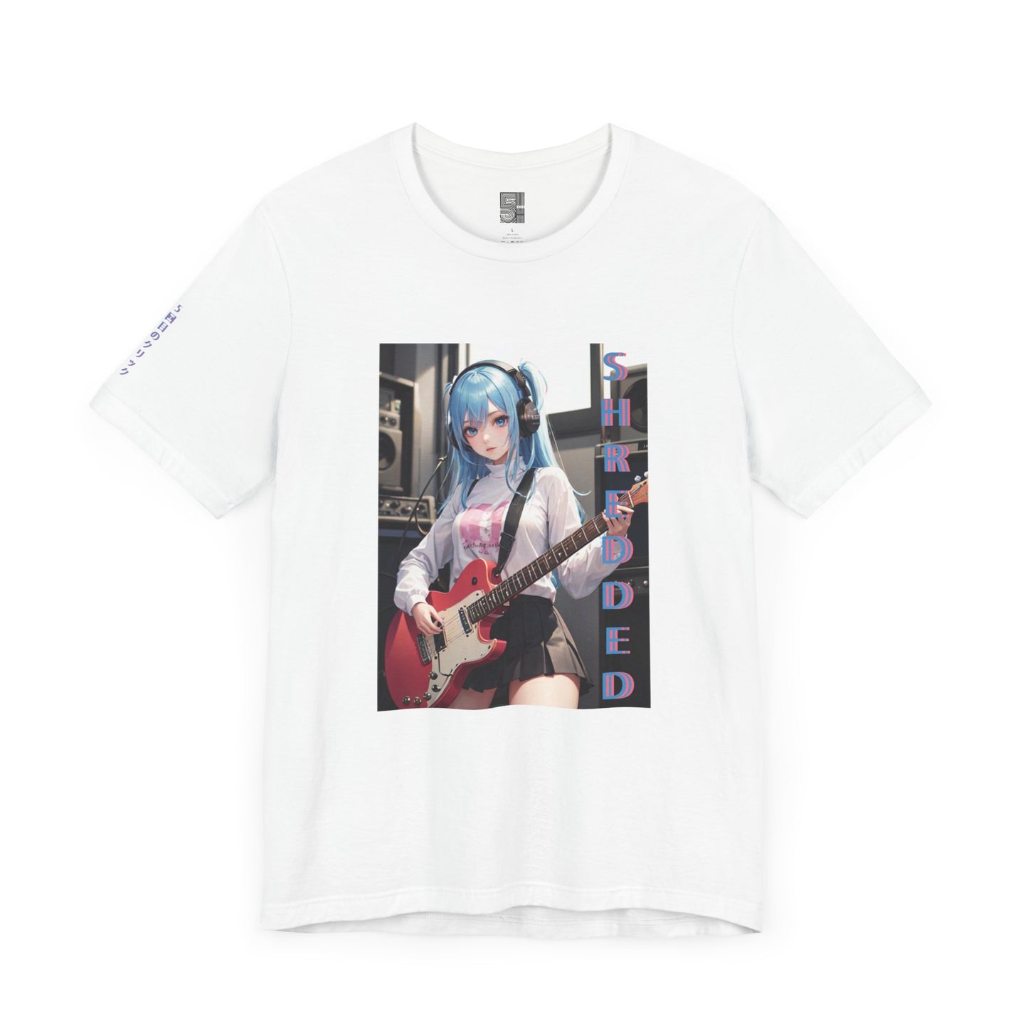 Shredded Anime Blue Tee
