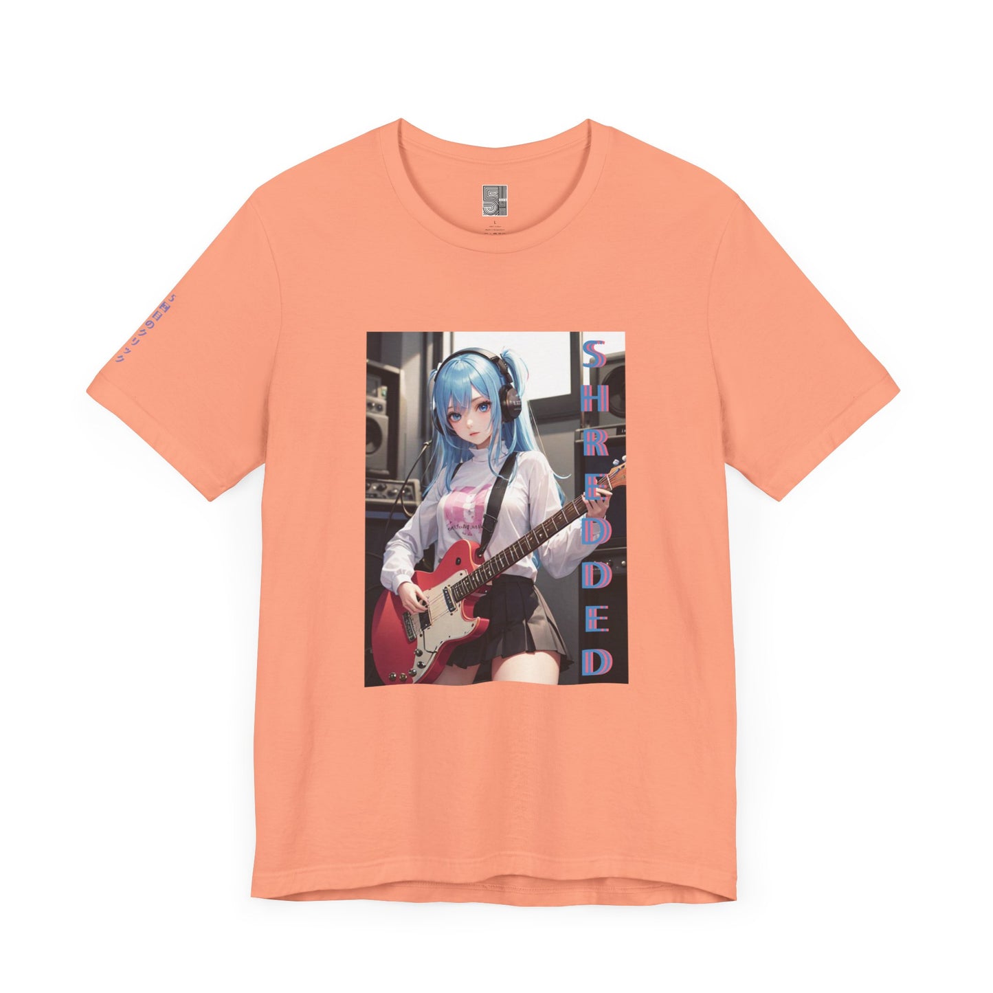 Shredded Anime Blue Tee