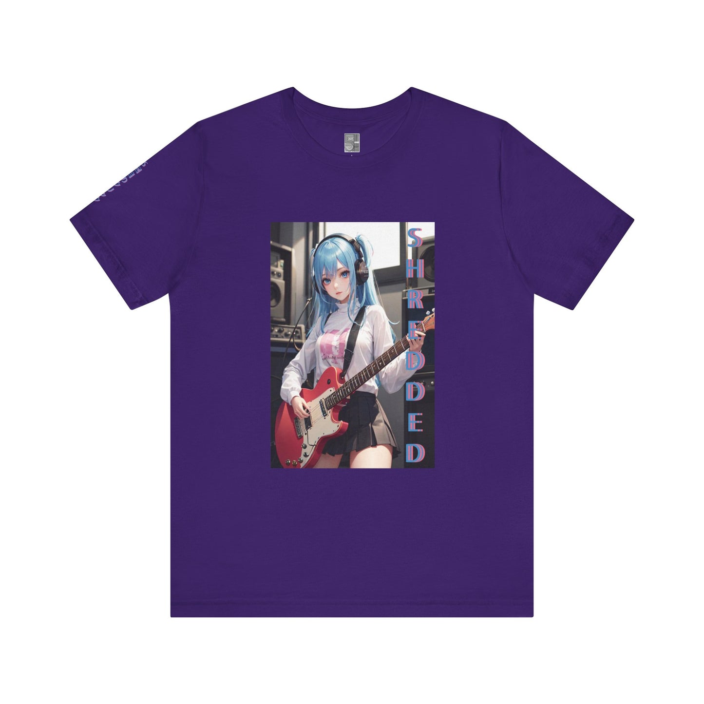 Shredded Anime Blue Tee