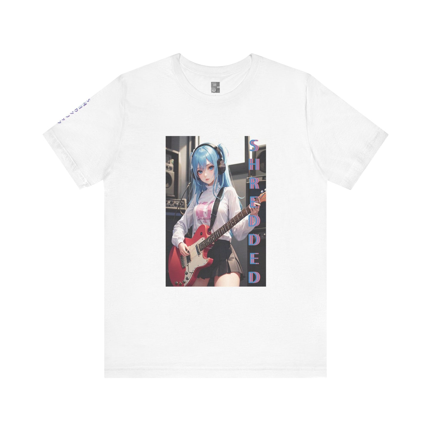 Shredded Anime Blue Tee