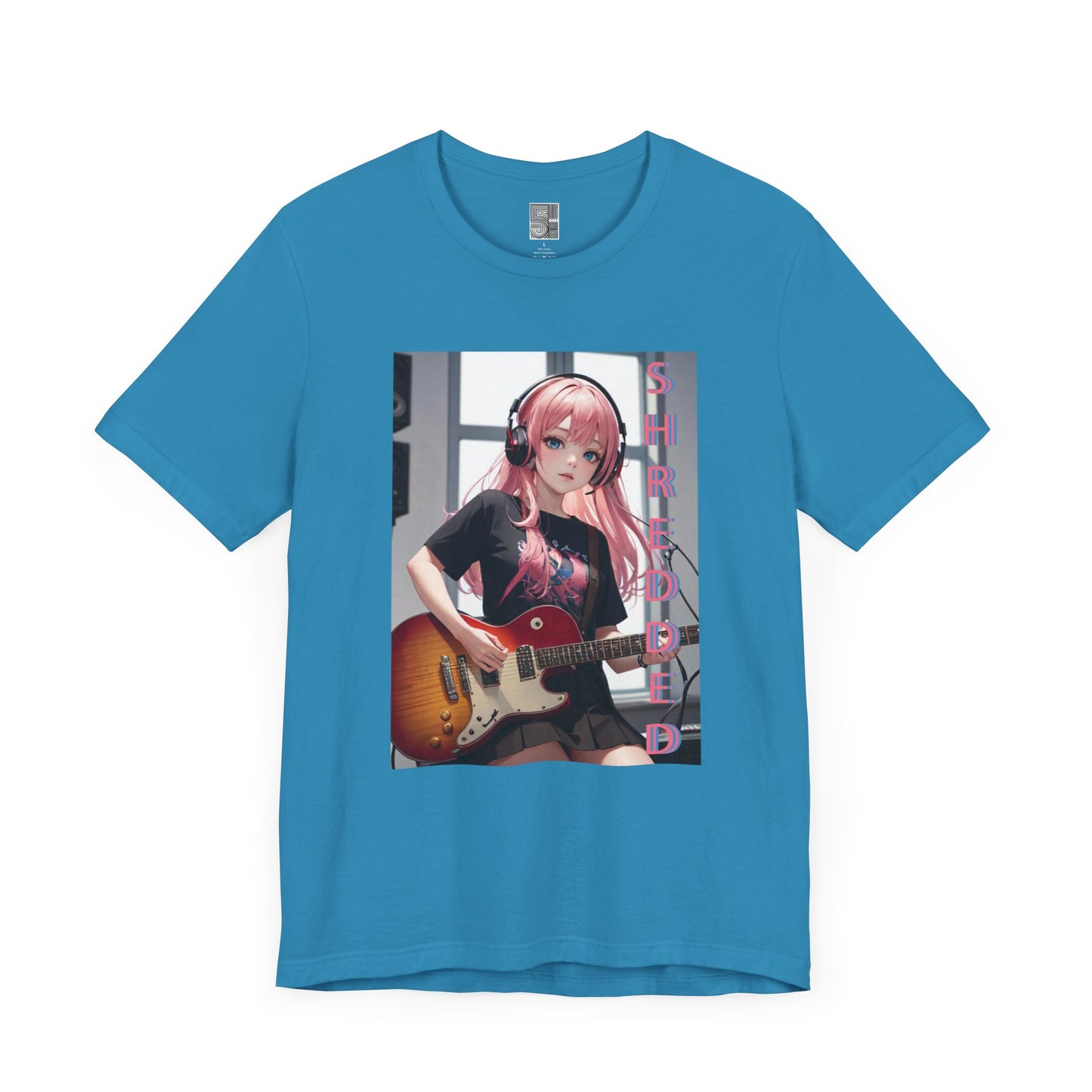 SHREDDED Anime Pink Tee