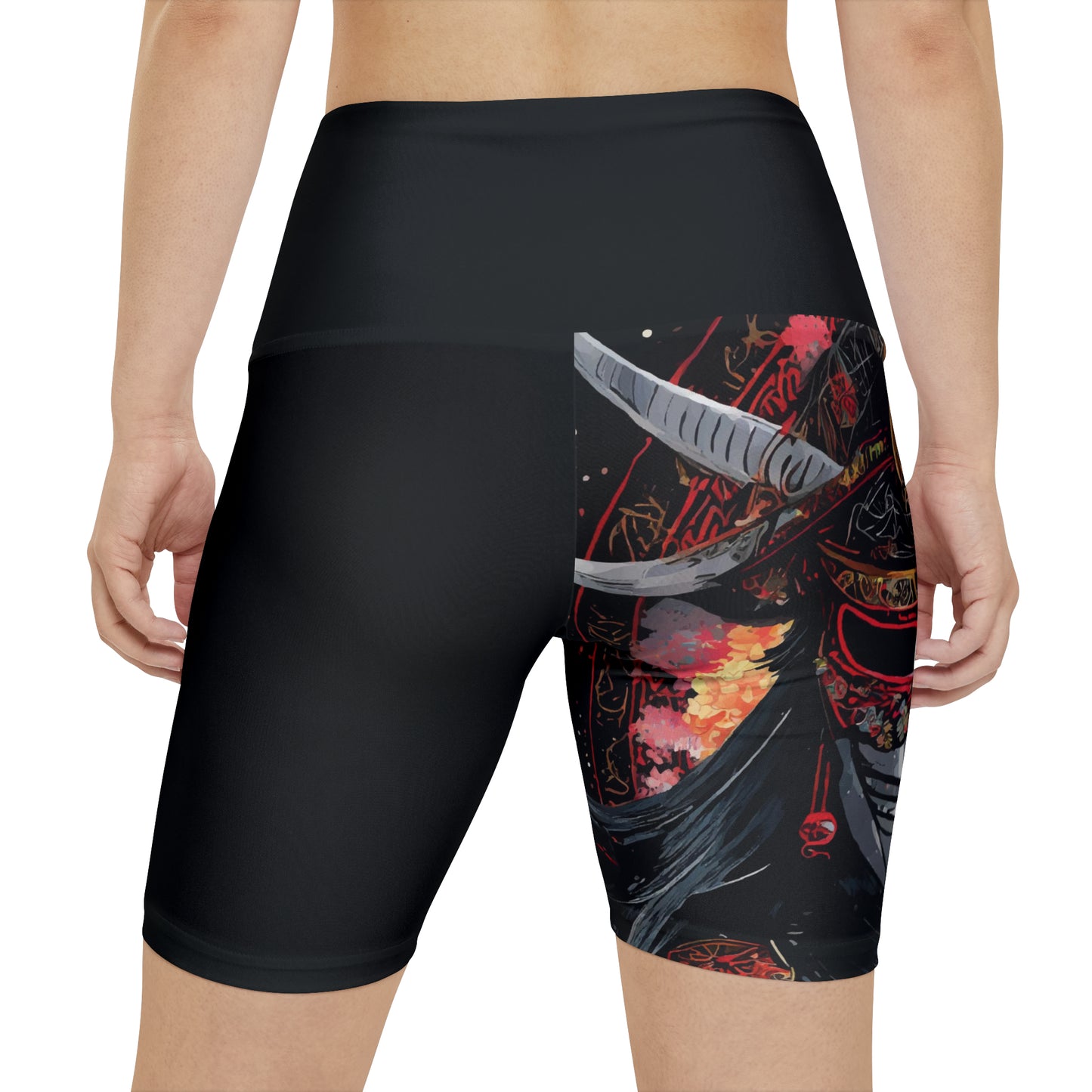 Red Samurai Women's Workout Shorts