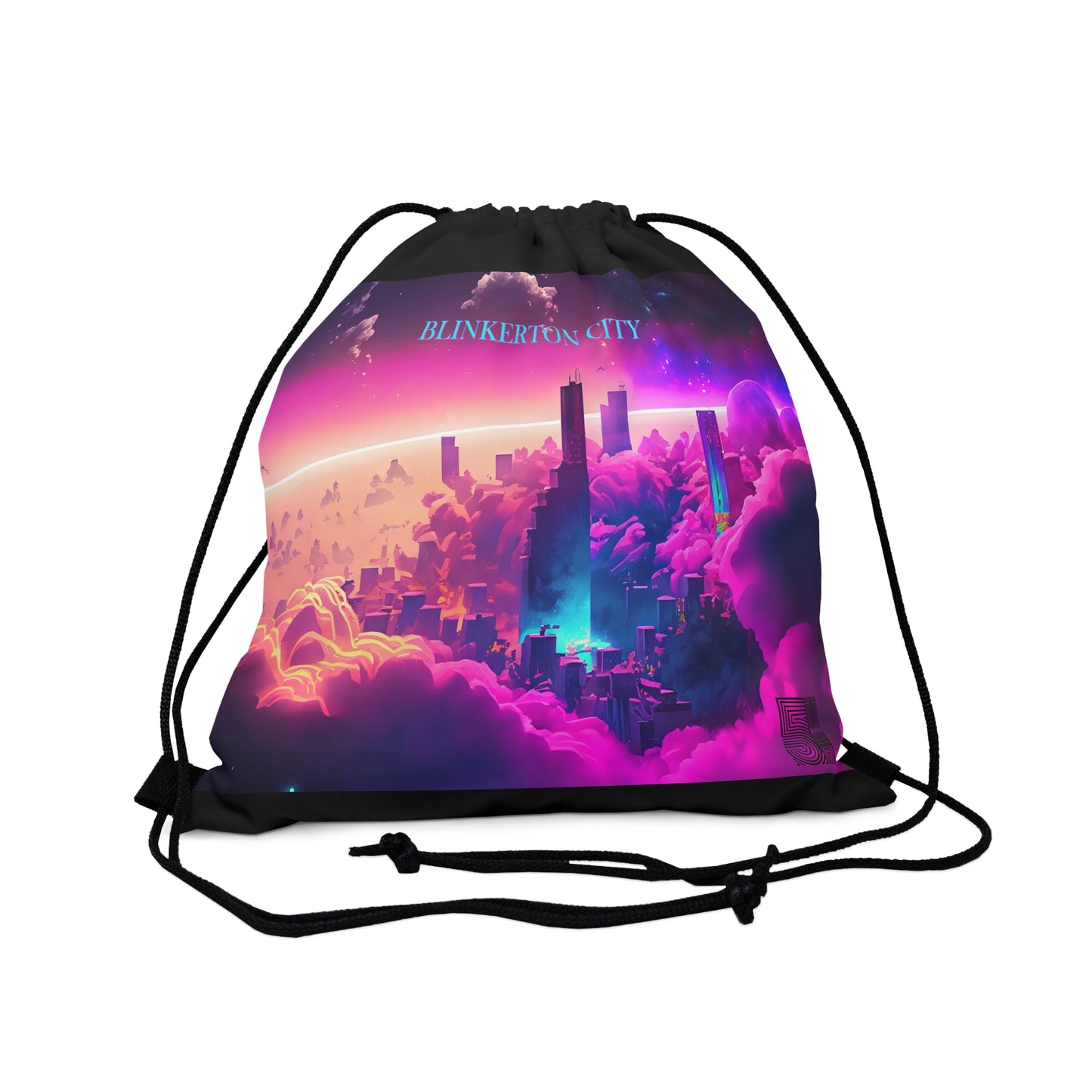 Blinkerton City Drawstring Bag