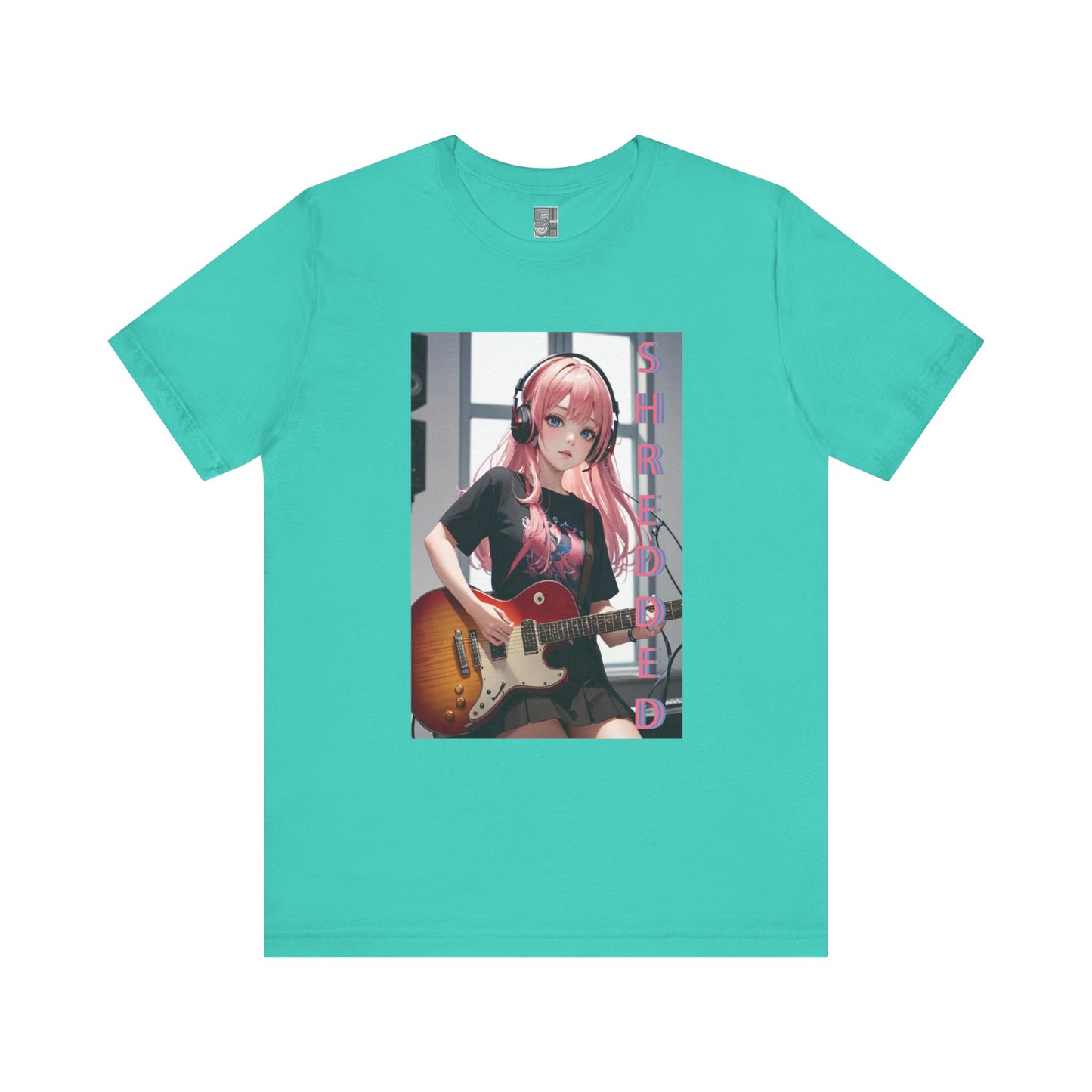 SHREDDED Anime Pink Tee
