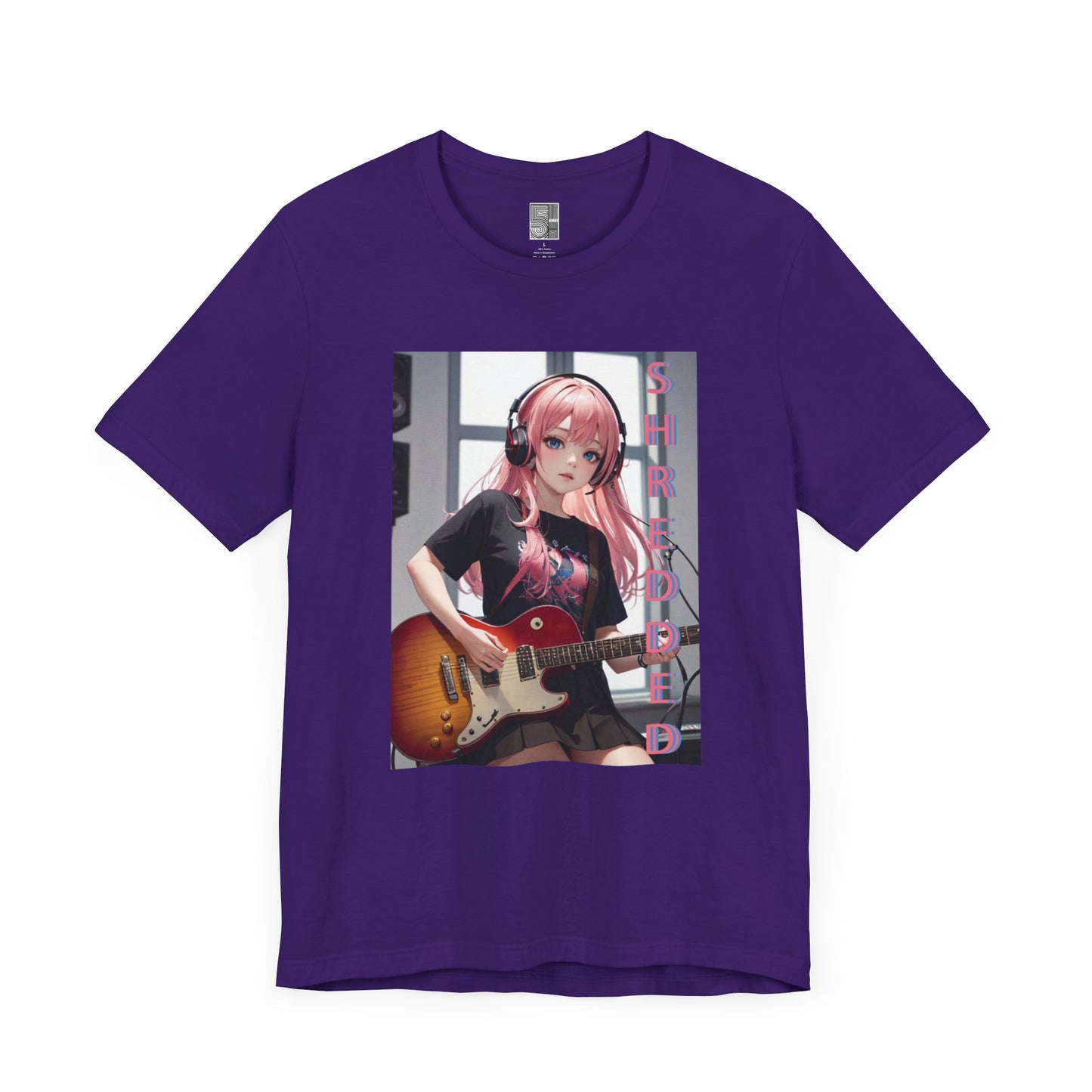 SHREDDED Anime Pink Tee
