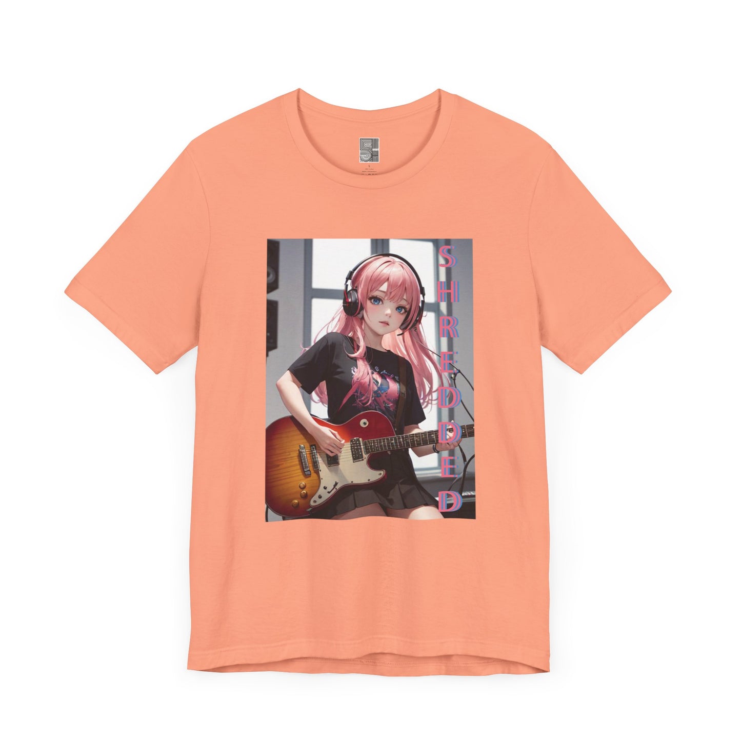 SHREDDED Anime Pink Tee