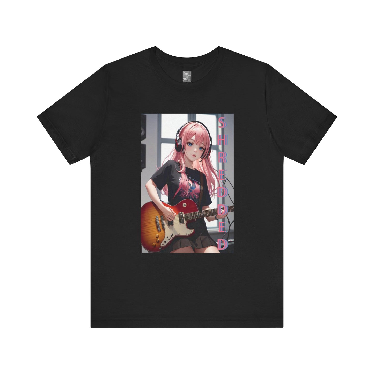 SHREDDED Anime Pink Tee