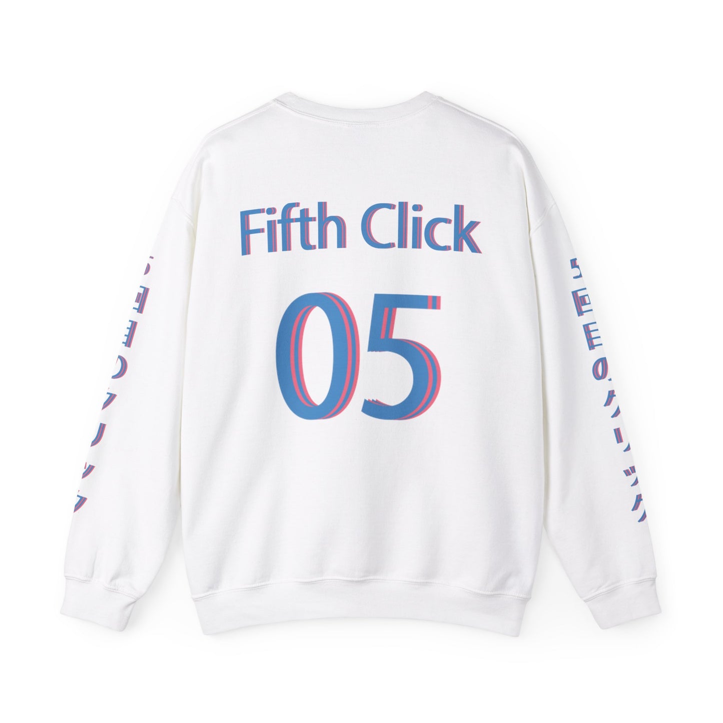SHREDDED Anime Blue Crewneck Sweatshirt