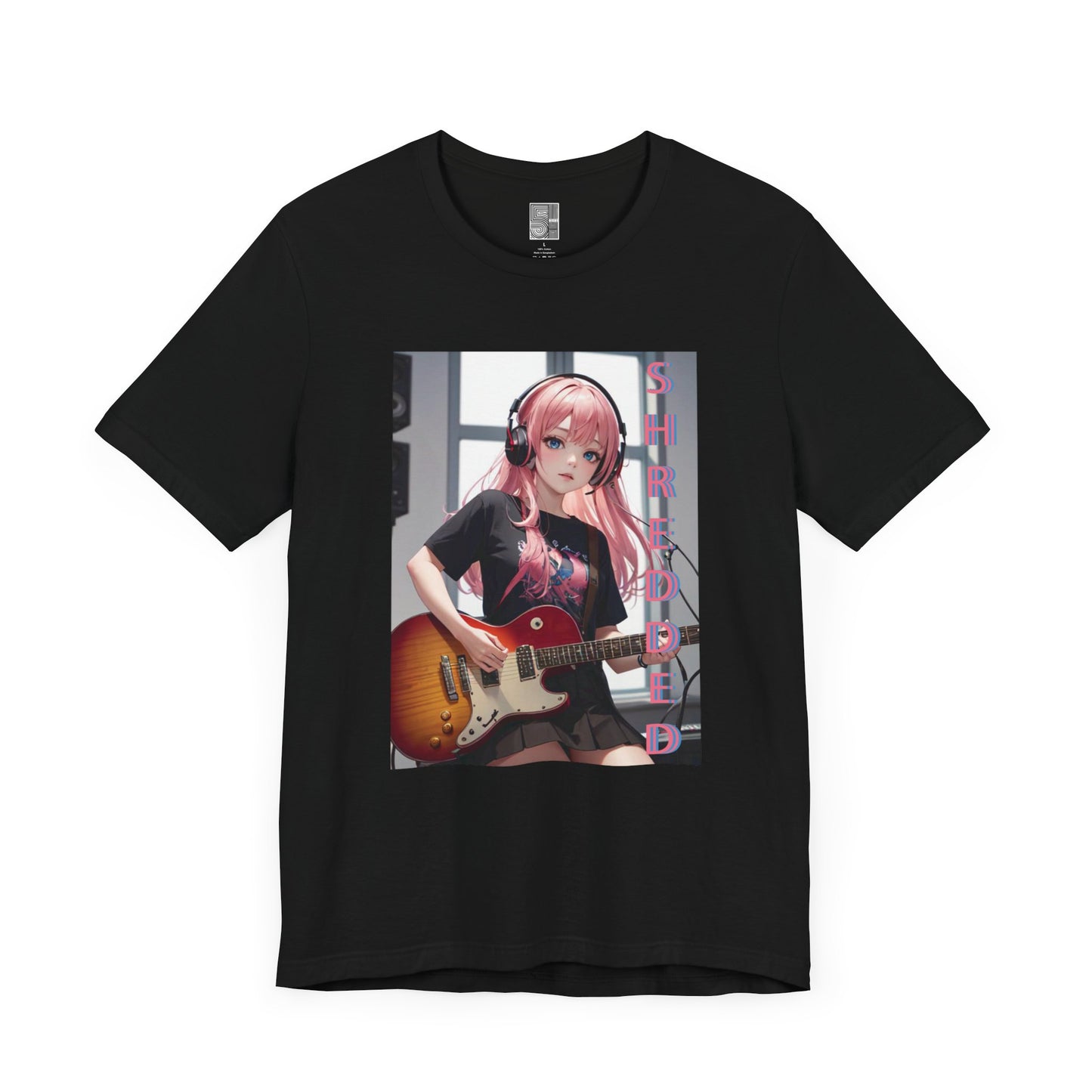 SHREDDED Anime Pink Tee