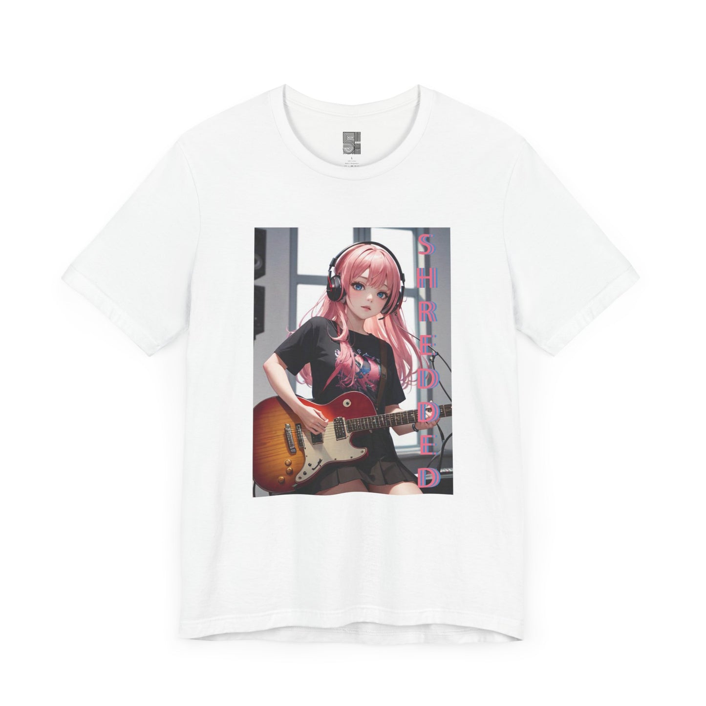 SHREDDED Anime Pink Tee