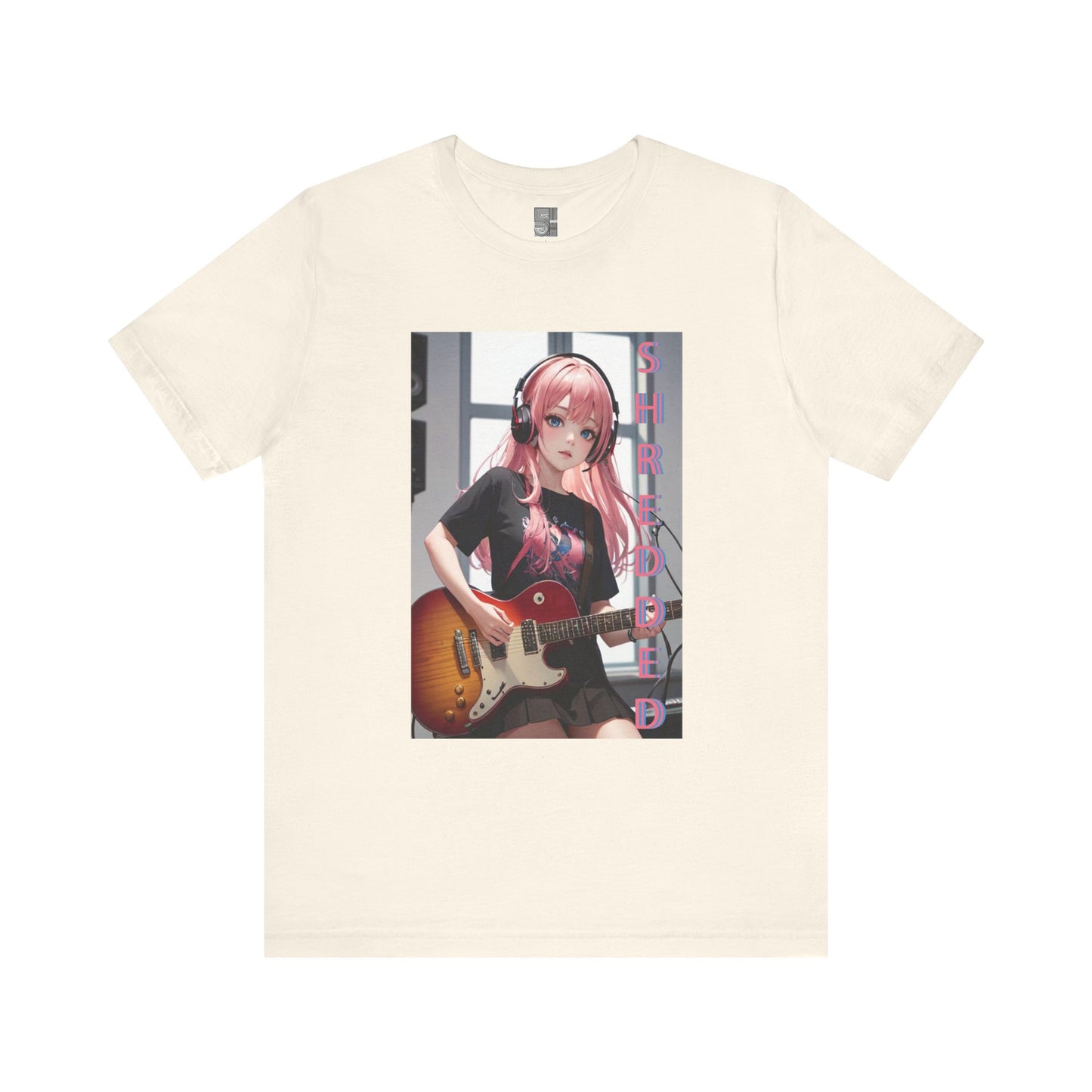 SHREDDED Anime Pink Tee