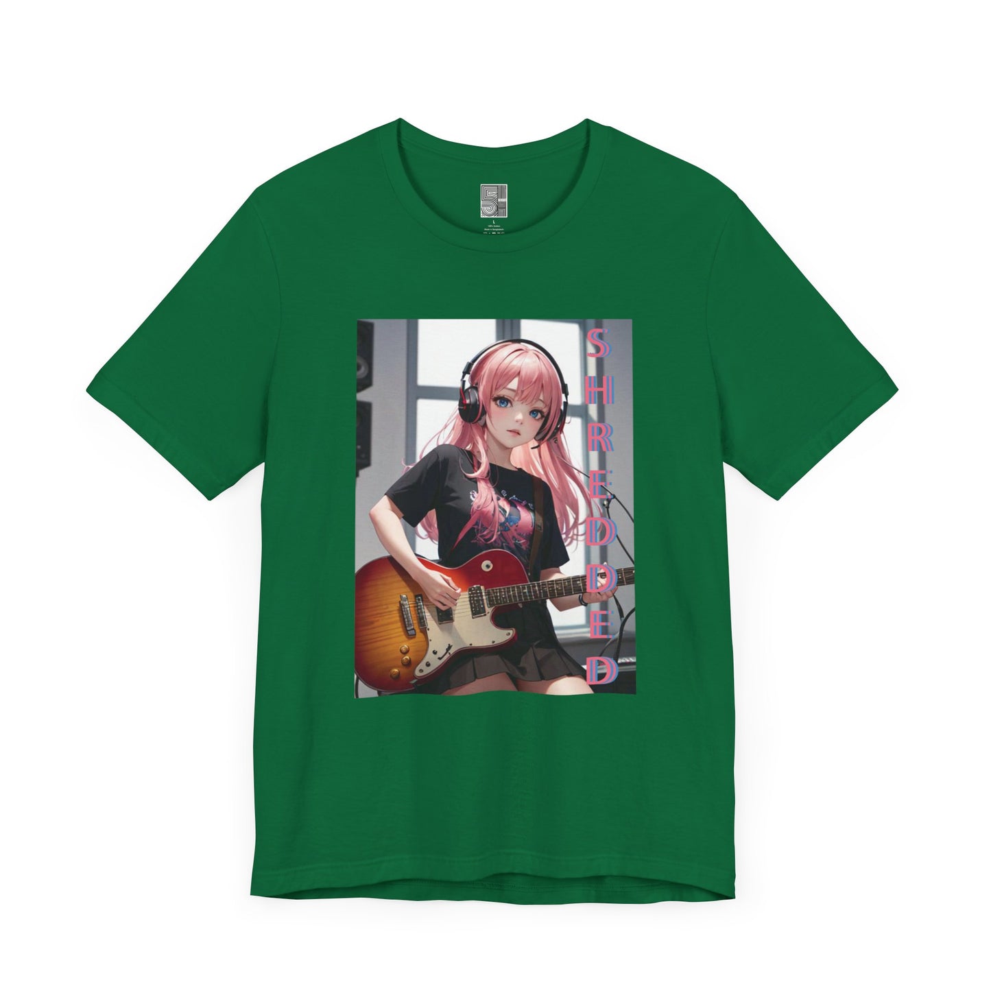 SHREDDED Anime Pink Tee