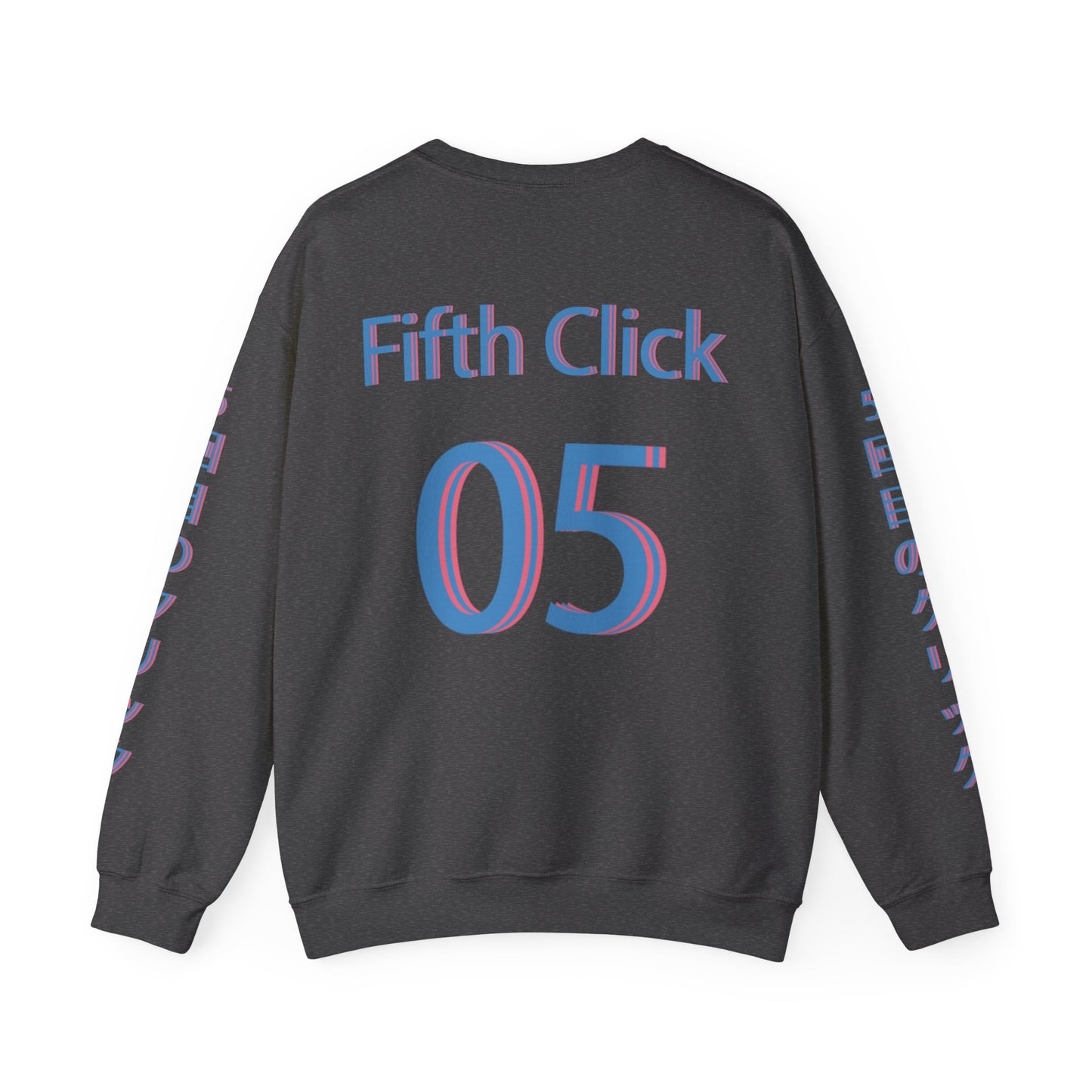 SHREDDED Anime Blue Crewneck Sweatshirt