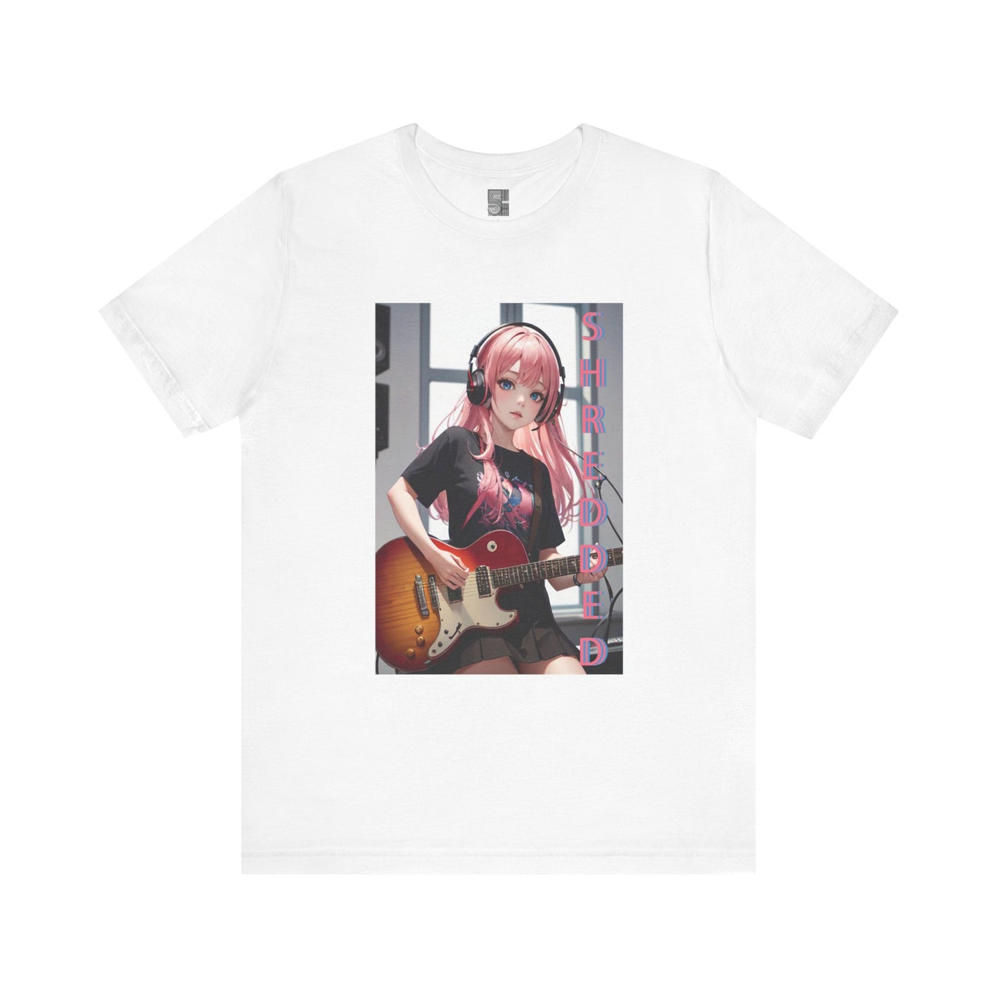 SHREDDED Anime Pink Tee