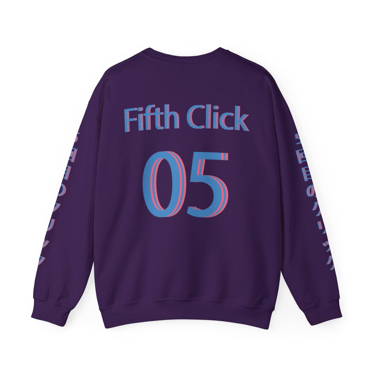 SHREDDED Anime Blue Crewneck Sweatshirt